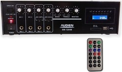 Audien SM-1204Β Ολοκληρωμένος Μικροφωνικός Ενισχυτής 55W/100V και Συνδέσεις USB/FM