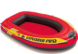 Intex Παιδική Φουσκωτή Βάρκα Explorer Pro 50 για 1 Άτομο 137x85cm Κόκκινη