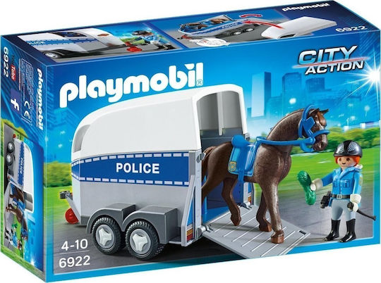 Playmobil City Action Police with Horse and Trailer for 4-10 years old