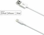 Celly USB-A zu Lightning Kabel Weiß 1m (USBIP5)