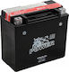 Power Batteries Motorradbatterie YTX20L-BS 250A mit Kapazität 18Ah