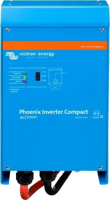 Victron Energy Phoenix Compact C24/2000 Inverter Καθαρού Ημίτονου 2000W 24V Μονοφασικό