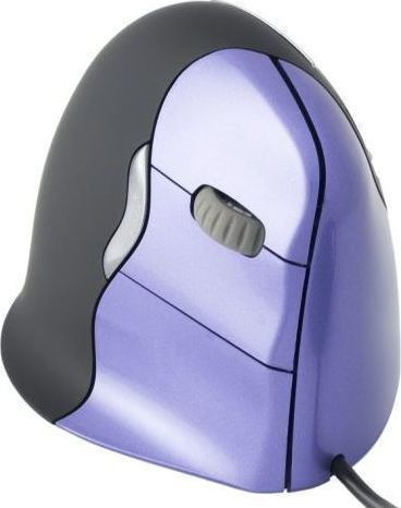 R-Go Tools Wired Mouse 4 Small Ενσύρματο Εργονομικό Vertical Ποντίκι Μωβ