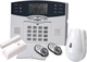 Focus FC-300 Wireless Alarm System with Motion Detector , Door Sensor , Siren , 2 Remotes , Hub and Keyboard