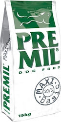 Premil Premium Maxi Basic 15kg Dry Food for Adult Large Breed Dogs with Meat