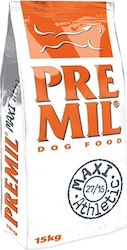 Premil Premium Maxi Athletic 15kg Dry Food for Adult Dogs of Large Breeds with Meat