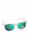 Eyelead EyeLead Polarized Ανδρικά Γυαλιά Ηλίου με Διάφανο Κοκκάλινο Σκελετό και Γαλάζιο Polarized Καθρέφτη Φακό