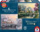 Thomas Kinkade: Winter in Lamplight Manour Puzzle 2D 1000 Stücke