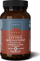 TerraNova Living Multinutrient Complex Πολυβιταμίνη 50 Φυτικές Κάψουλες