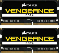 Corsair Vengeance 16GB DDR4 RAM cu 2 module (2x8GB) și Viteză 2400