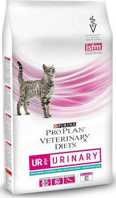 Purina Pro Plan Veterinary Diets UR Urinary Ξηρά Τροφή για Ενήλικες Γάτες με Ευαίσθητο Ουροποιητικό με Ψάρια 1.5kg