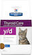 Hill's Prescription Diet Thyroid Care y/d Dry Food for Adult Cats with Chicken 1.5kg