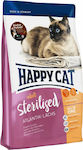 Happy Cat Sterilised Atlantic Salmon Trockenfutter für erwachsene kastrierte Katzen mit Lachs 4kg