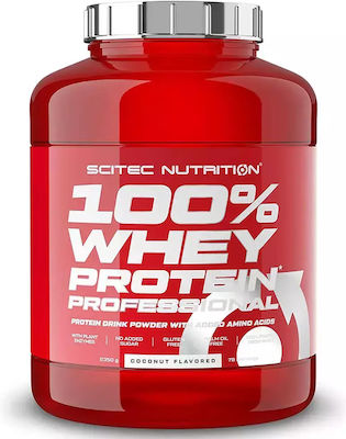 Scitec Nutrition 100% Whey Professional Πρωτεΐνη Ορού Γάλακτος με Γεύση Coconut 2.35kg