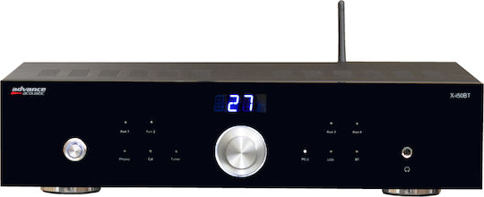 Advance Acoustic X-i50BT Ολοκληρωμένος Ενισχυτής Hi-Fi Stereo 65W/4Ω 50W/8Ω Μαύρος