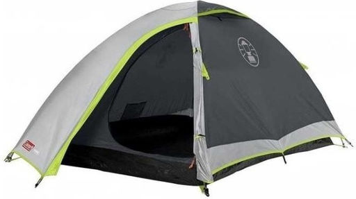 Coleman Darwin 3 Camping Tent Igloo Mountaineering Grey with Double Cloth 4 Seasons for 3 People Waterproof 3000mm 280x180x120cm