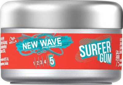 Wella Wave Texture Gum Hair Styling Cream for Wavy Hair with Strong Hold 75ml