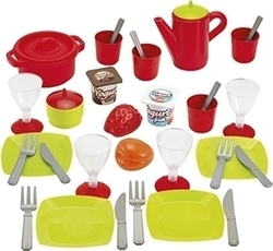 Ecoiffier Cooking Toy / Kitchen Utensils Σετ Δείπνου