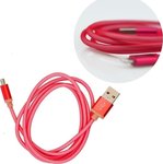Universal Geflochten USB 2.0 auf Micro-USB-Kabel Rot 1m 1Stück