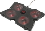 Trust GXT 278 Yozu Cooling Pad for Laptop up to 17.3" with 4 Fans and Lighting