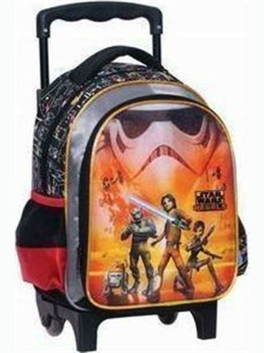 Gim Star Wars Rebels School Bag Trolley Kindergarten Multicolored 12lt