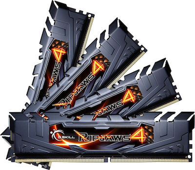 G.Skill Ripjaws4 32GB DDR4 RAM with 4 Modules (4x8GB) and 3000 Speed for Desktop