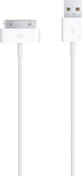 Apple USB към 30-пинов кабел Бял 1м (MA591ZM/C) 1бр