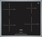 Bosch Autonomous Cooktop with Induction Burners and Locking Function 58.3x51.3cm