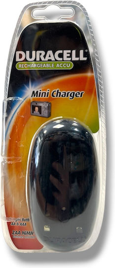 Duracell CEF20 Зарядно 2 за батерии Ni-MH Размер AA/AAA Комплект с 2x AA 1700mAh в Черен цвят