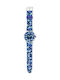 Swatch Pedrinha Azul Watch with Blue Rubber Strap