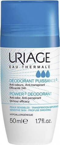 Uriage Power 3 Anti-perspirant Αποσμητικό 24h σε Roll-On 50ml
