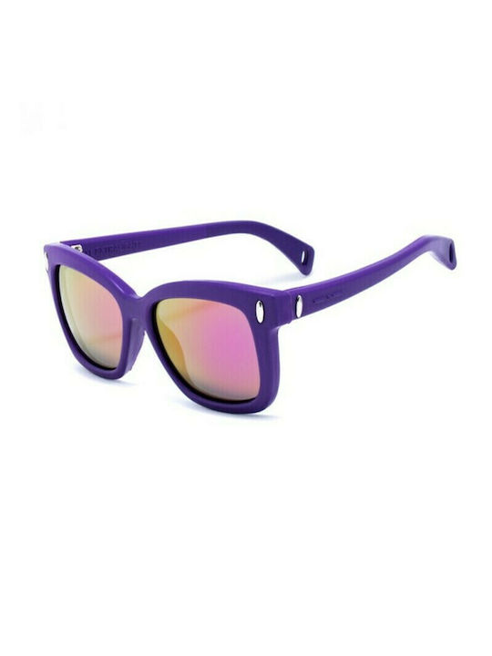 Italia Independent 011.017.000 Women's Sunglasses with Purple Plastic Frame II011.017.000