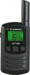 Albrecht ATT200 Mini PMR Wireless Transceiver with Monochrome Display Black