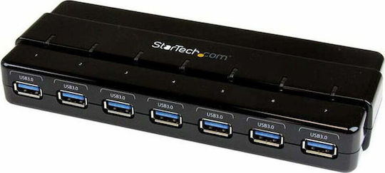 StarTech USB 3.0 7 Port Hub with USB-A Connection and External Power Supply