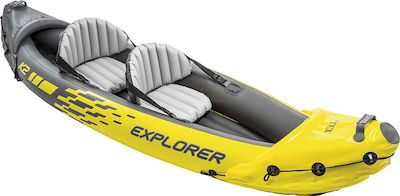 Intex Explorer K2 68307 Φουσκωτό Kayak Θαλάσσης 2 Ατόμων Κίτρινο