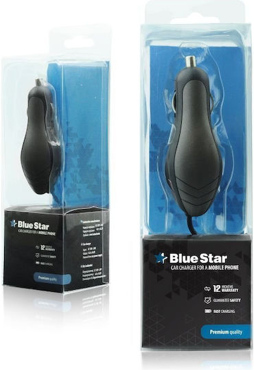 Blue Star Universal Micro Usb Car Charger 1A Auto-Ladegerät 1A mit Kabel Mikro-USB