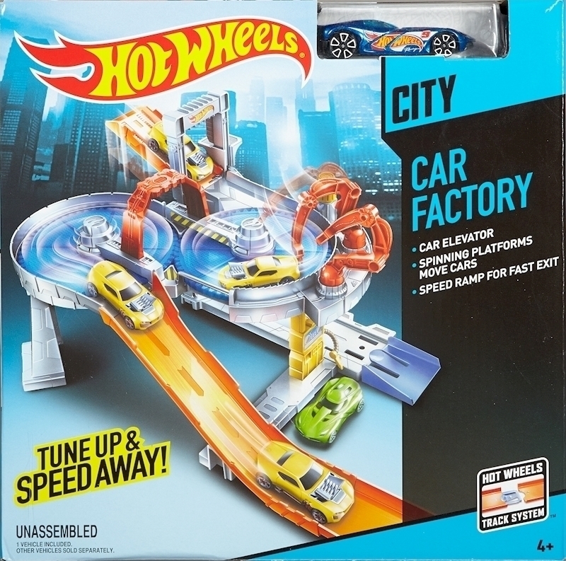 Mattel Hot Wheels City Deluxe Play Set Car Factory Tune Up Speed My Xxx Hot Girl 