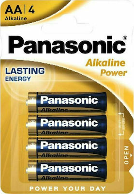 Panasonic Alkaline Power Μπαταρίες AA 1.5V 4τμχ