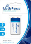MediaRange Premium Αλκαλική Μπαταρία 9V 1τμχ