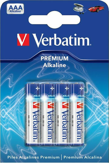 Verbatim Αλκαλικές Μπαταρίες AAA 1.5V 4τμχ