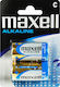Maxell 2 Pack Alkaline Batteries C 1.5V