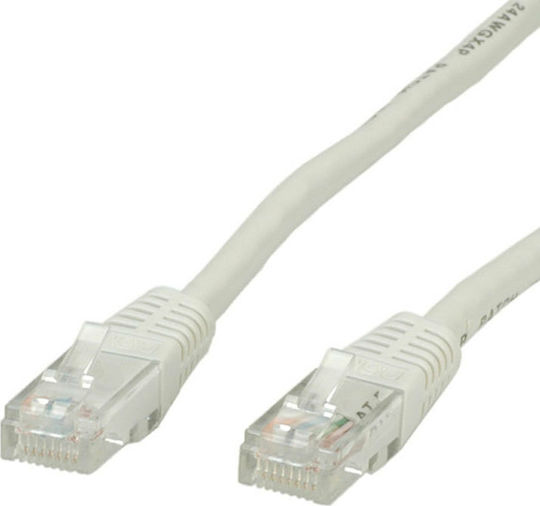 Roline U/UTP Cat.5e (Gigabit) Καλώδιο Δικτύου Ethernet 15m Γκρι