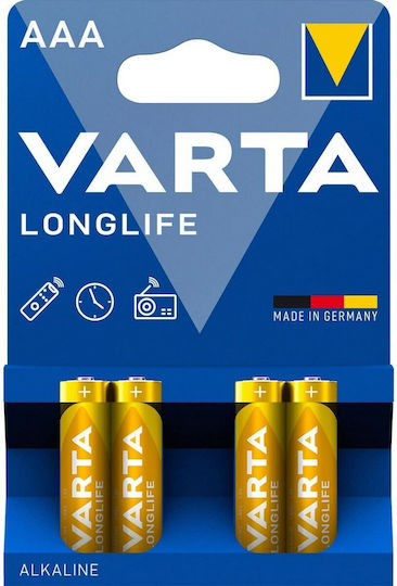 Varta LongLife Alkaline Batterien AAA 1.5V 4Stück