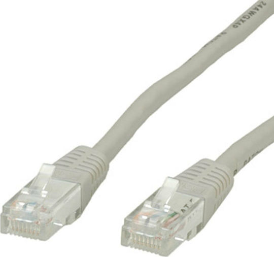Roline U/UTP Cat.6 (Gigabit) Καλώδιο Δικτύου Ethernet 3m Γκρι