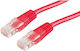 Roline U/UTP Cat.6 Ethernet Network Cable 1m Red