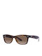 Ray Ban Wayfarer Γυαλιά Ηλίου με Καφέ Ταρταρούγα Κοκκάλινο Σκελετό και Καφέ Ντεγκραντέ Φακό RB2132 710/51