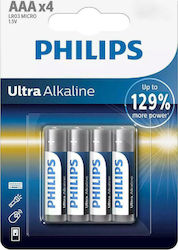 Philips Ultra AAA 1.5V 4τμχ LR03E4B/10