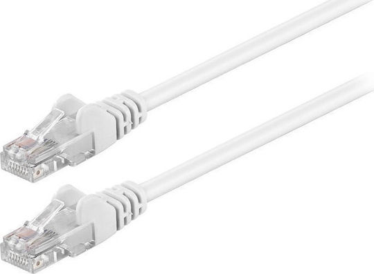 Goobay U/UTP Cat.5e Network Cable Ethernet 0.5m White
