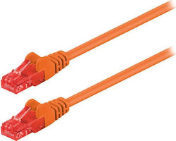 Goobay 95253 U/UTP Cat.6 Καλώδιο Ethernet 0.25m Πορτοκαλί