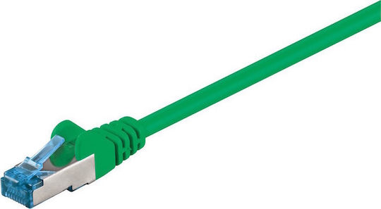 Goobay S/FTP Cat.6a (Gigabit) Мрежов Кабел Ethernet 0.5м Зелен